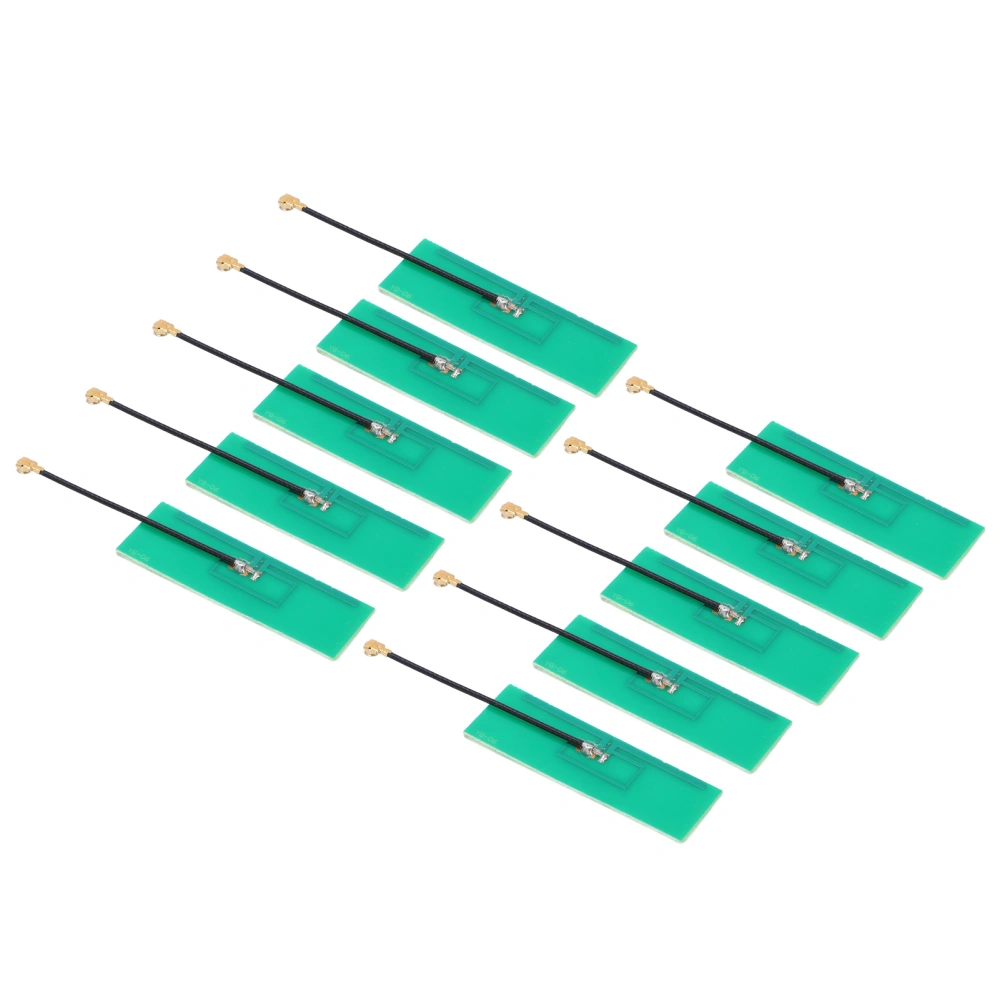 10PCS Builtin PCB Antenna RG1.13 Wire Back Adhesive for ZIGBEE Module 5g 5.8g 2.4g