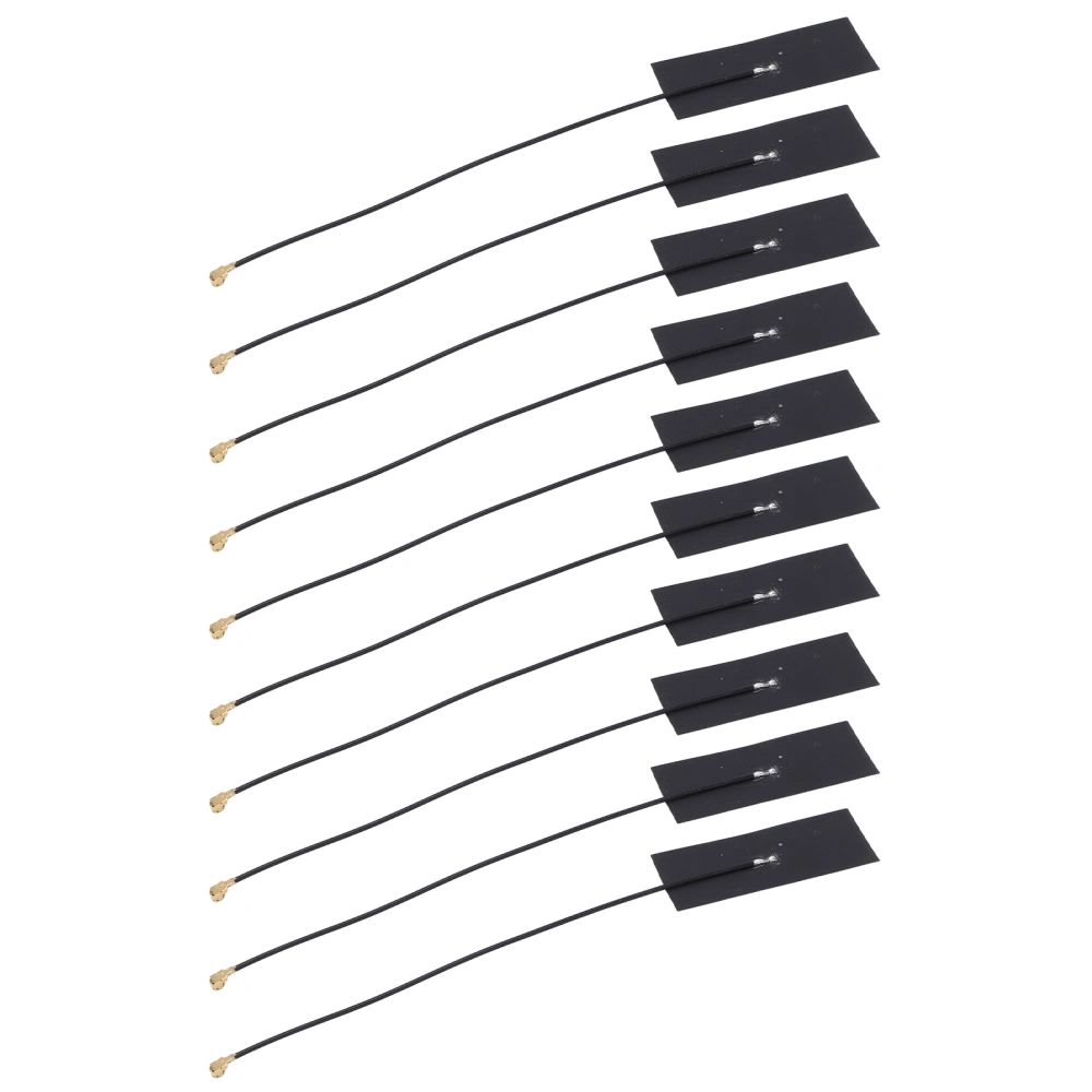 10pcs IPEX Antenna 433MHz 5DBI RG1.13 Line 5W FPC Soft Board Internal Aerial for Data Transmission Module Drone