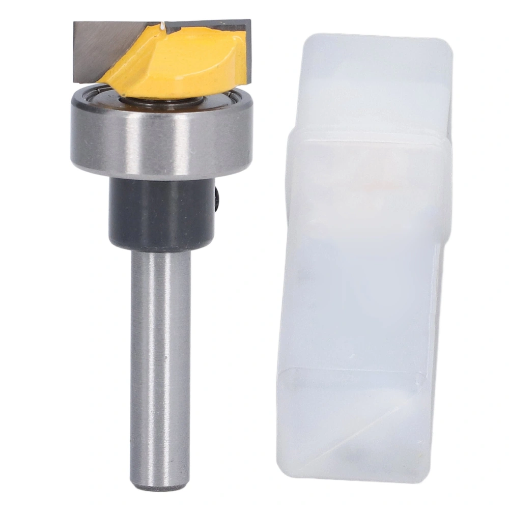 1/4in Shank Bottom Cleaning Bit Hinge Mortising Alloy Tip Router Bit Woodworking Milling Cutter