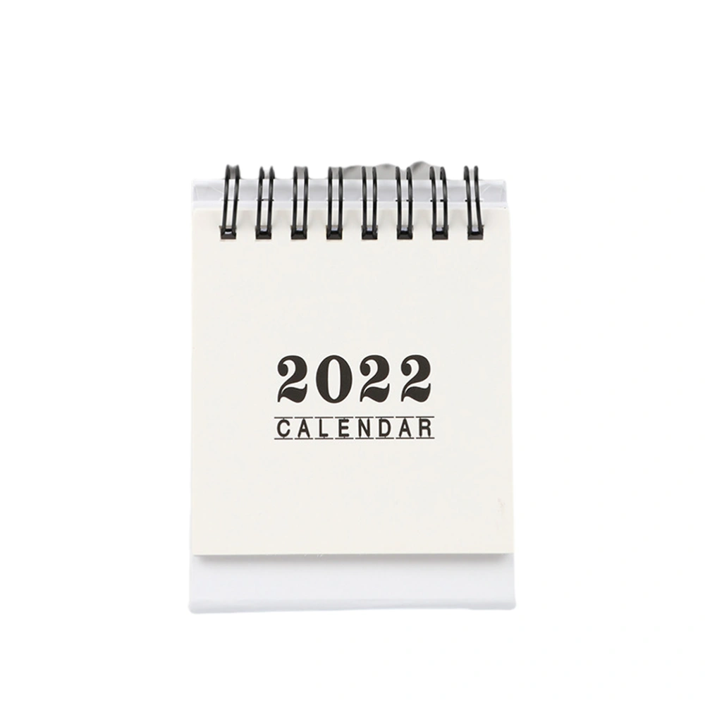 2022 Mini Desktop Calendars Standing Flip Calendar for Home Office Year Calendar Daily Scheduler Monthly Pages Easel Calendar