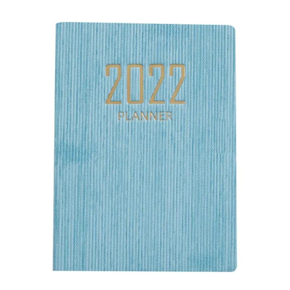 Daily Planner 2022 A7 Day Planner English Note Pad Portable Daily To Do List Planner Perfect Gift for Family Friends Blue