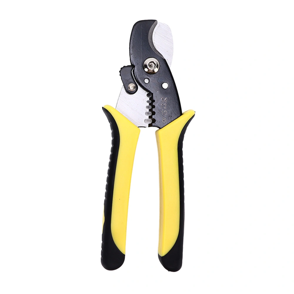 Wire Stripper Multifunctional Ergonomic Design Carbon Steel High Hardness Highly Durable Gear Grinding Wire Crimper