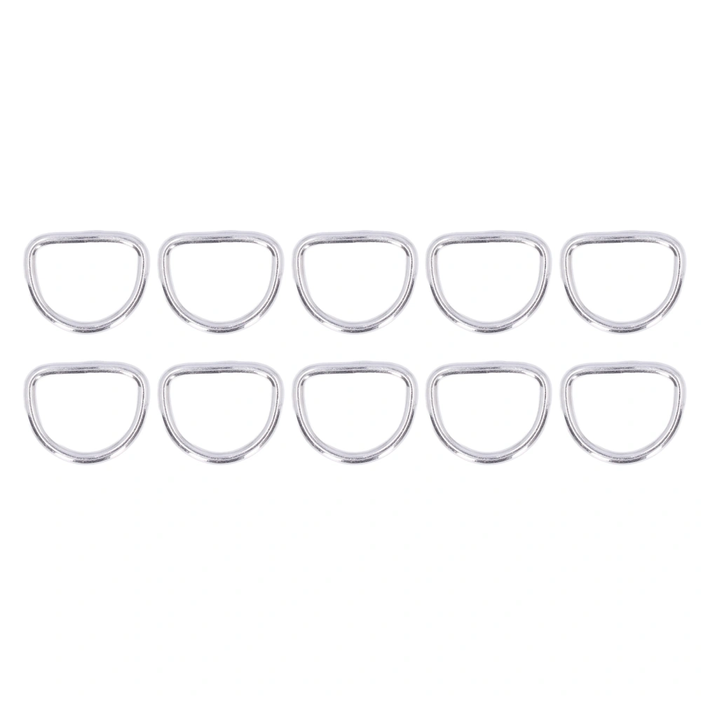 10Pcs Marine Grade D Ring Stainless Steel 316 Welded Seamless Boat Accessories 4x30x22mm