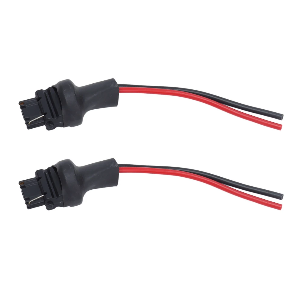 2Pcs Socket Wires Male Adapter Bulb Copper Wiring Harness for Headlight Fog Lamps 12V‑24V