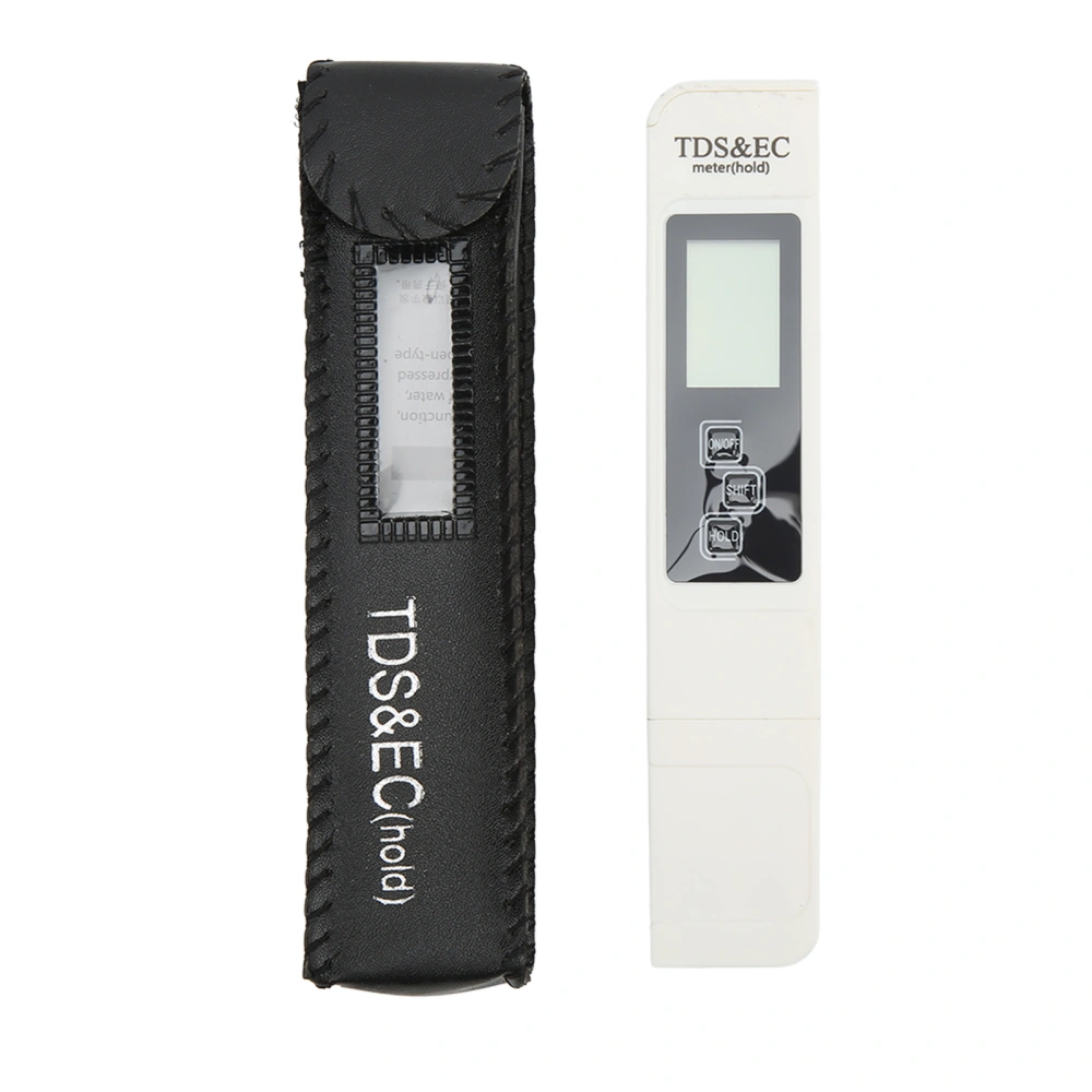 TDS Meter LCD Screen Celsius Fahrenheit Adjustable Wide Application High Accuracy Stable Performance EC Meter