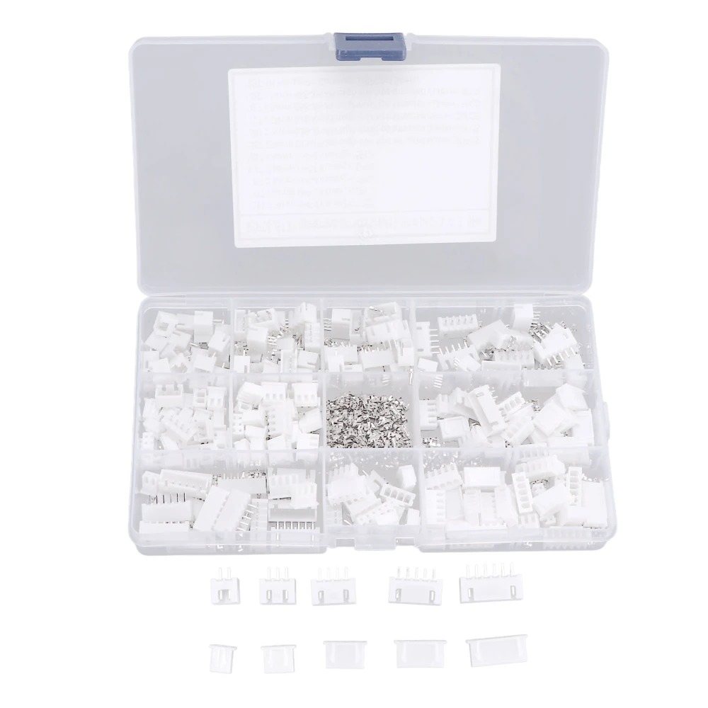 500Pcs Jumper Wire Connector Terminal 2.54mm Housing Female Pin Connector Header Set Kit