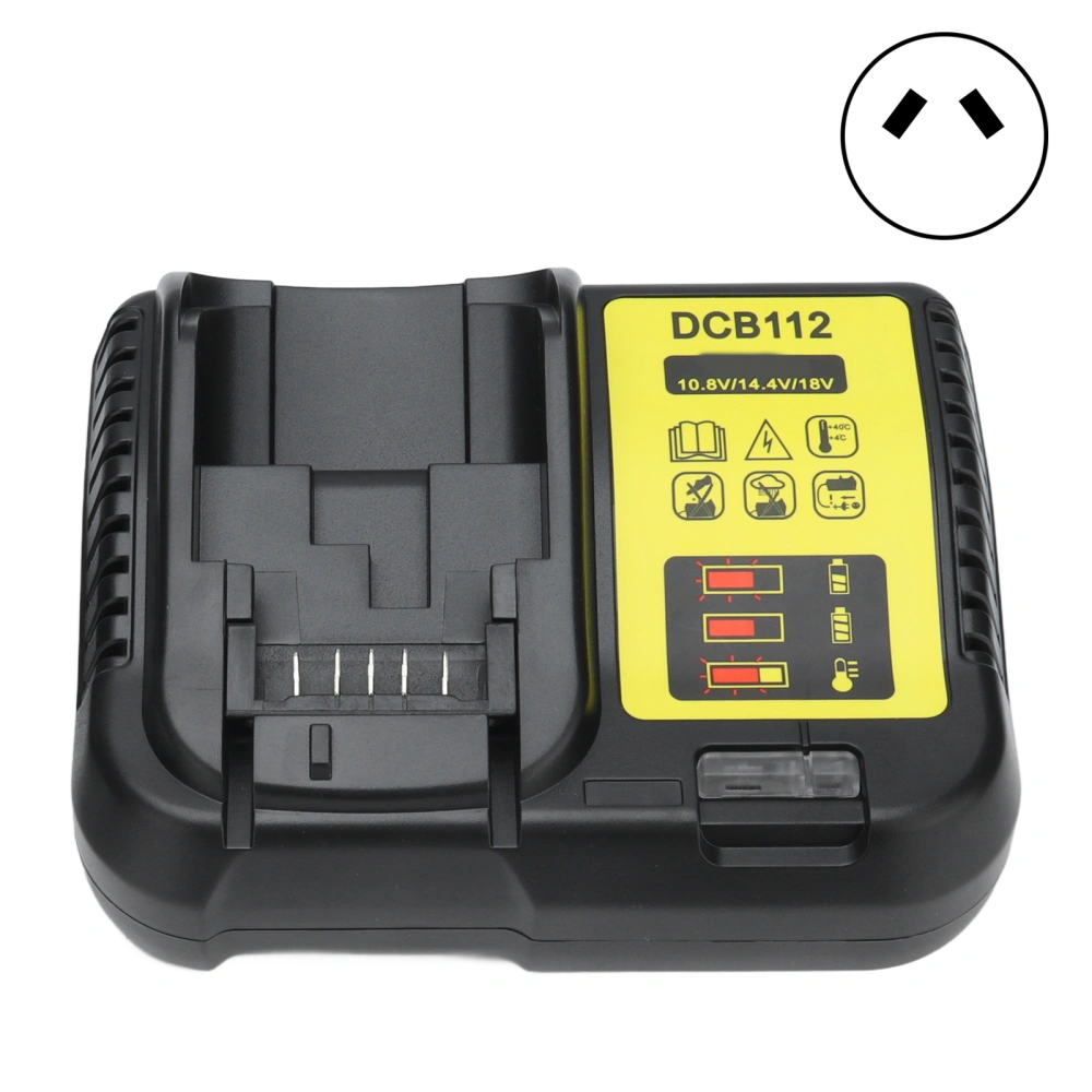 Lithium Battery Charger Power Tool 10.8V 14.4V 18V Smart Batteries Maintainer AC 100‑240VAU Plug