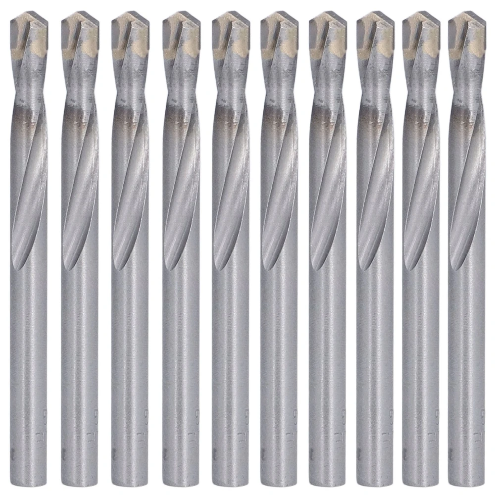 10Pcs Twist Drill Bit 7mm Straight Shank Drilling Cutter Cutting Tool Set Kit for Metal