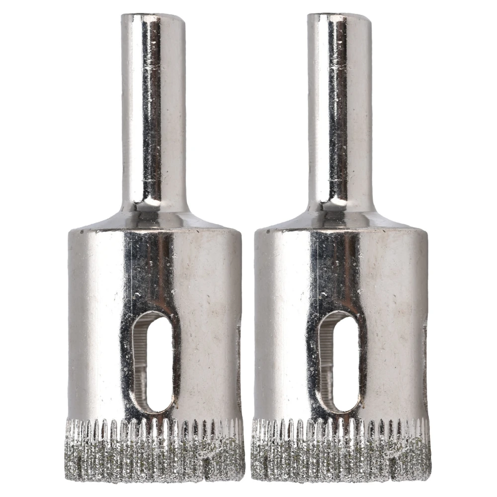 2Pcs Hole Saw Opener Diamond Drill Bit 22mm Cutter Tool Set Kit for Ceramic Glass