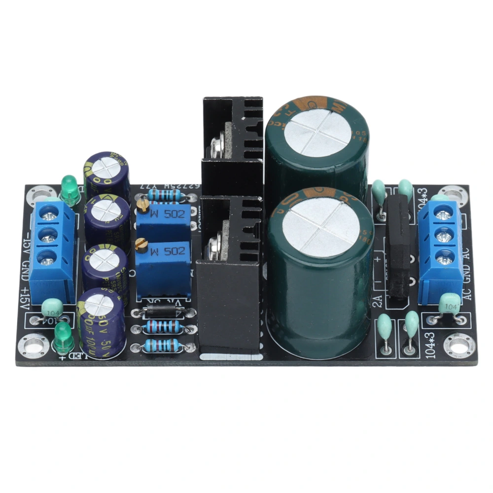 Power Supply Board Adjustable Voltage Regulator Module AC 10‑24V to DC 1.25V‑30V LM317 LM337