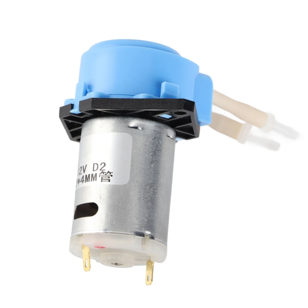 Peristaltic Pump Liquid Dosing Metering Mini Self Priming Pump for Aquarium Lab Analysis 12V DC