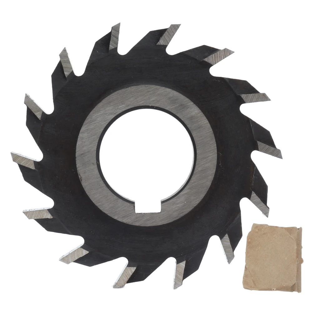 Milling Cutter High Speed Steel Straight 14 Teeth Face Mill Disc Drilling Tool 63mm Diameter