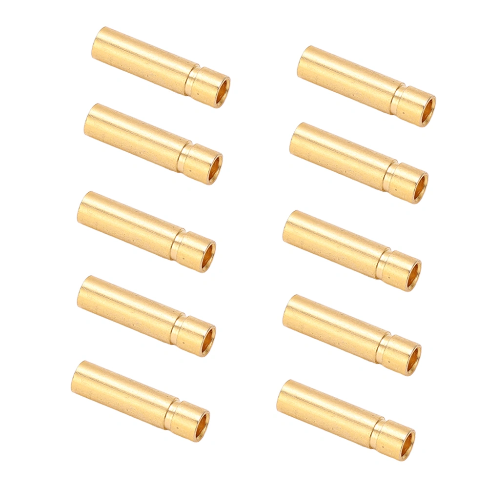 10Pcs 12.031 Gold Plated Copper Banana Plugs 3.0mm Male and Female Butt Plugs Metal Connectors