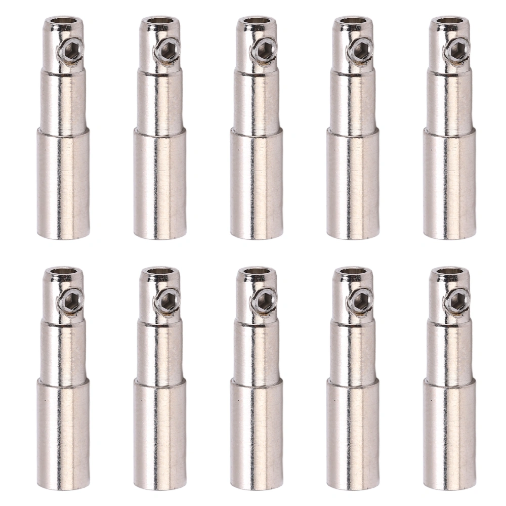 10pcs Banana Bullet Connector 4mm Female Gold Plated Motor Connector Replacements for ESC Battery