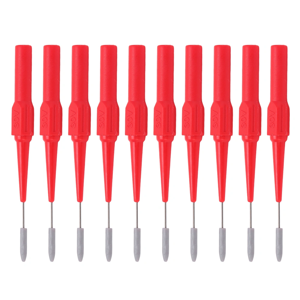 10pcs 26.010 0.7mm Test Probe Set 4.0mm Socket Piercing Probe for Testing EquipmentRed