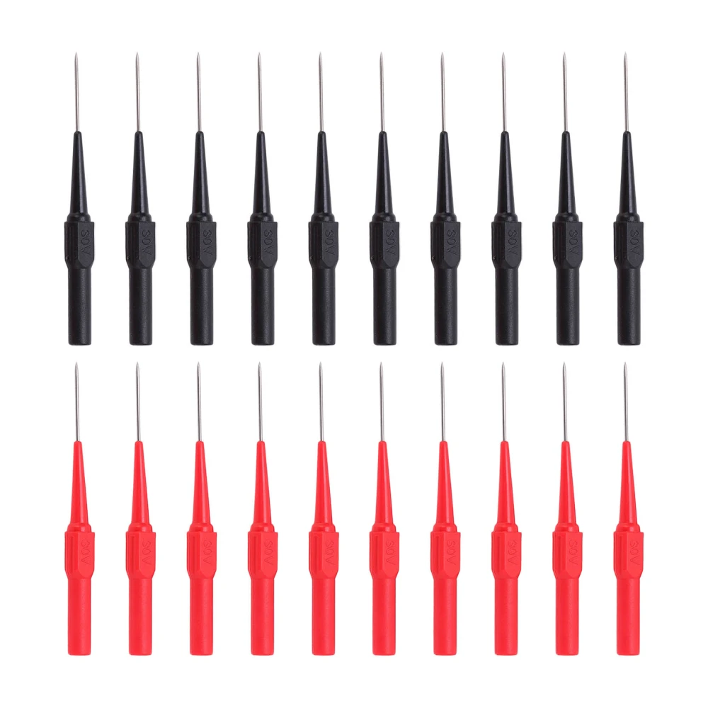 10 Pair 26.010 1.00mm Piercing Needle Test Probes 30VAC‑60VDC 10A for Car Vehicle Repairing