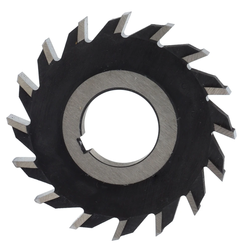 16 Teeth Milling Cutter High Speed Steel Face Mill Disc for Plane Processing 80mm Diameter