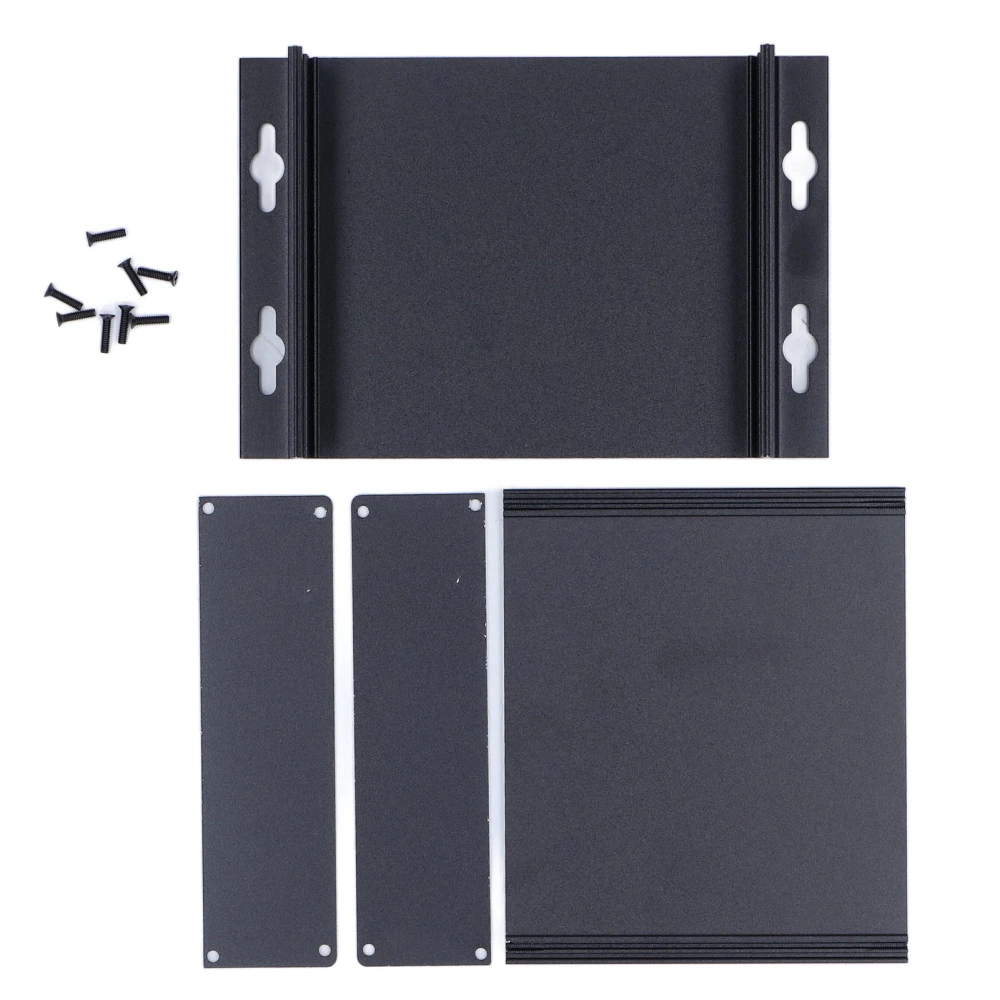 Aluminum Alloy Electronic Box Matte Black Waterproof Seals for DIY Electronics Circuit Board