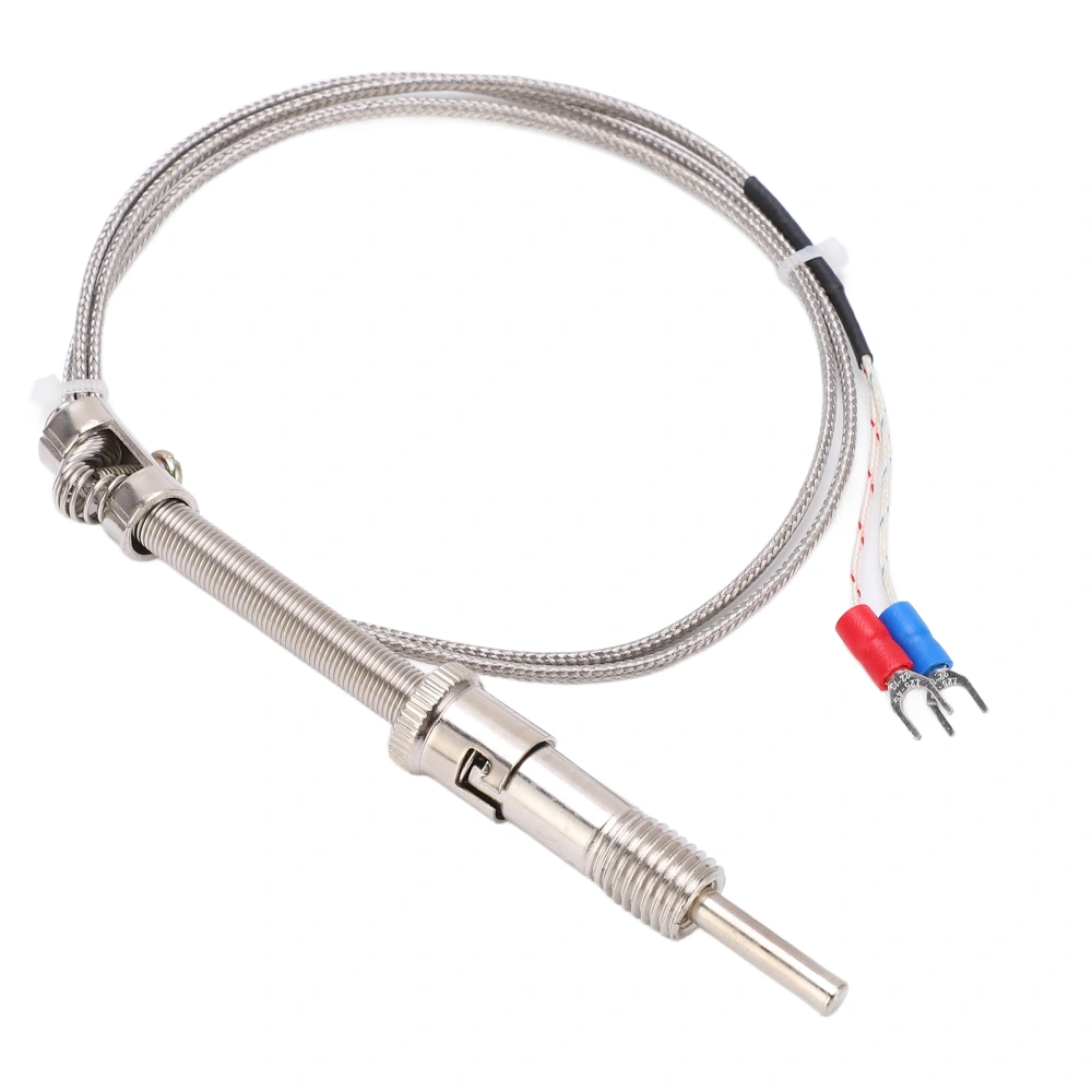 K Type Compression Spring Thermocouple Shielded Thermocouple Wire Probe for Factory1 Meter