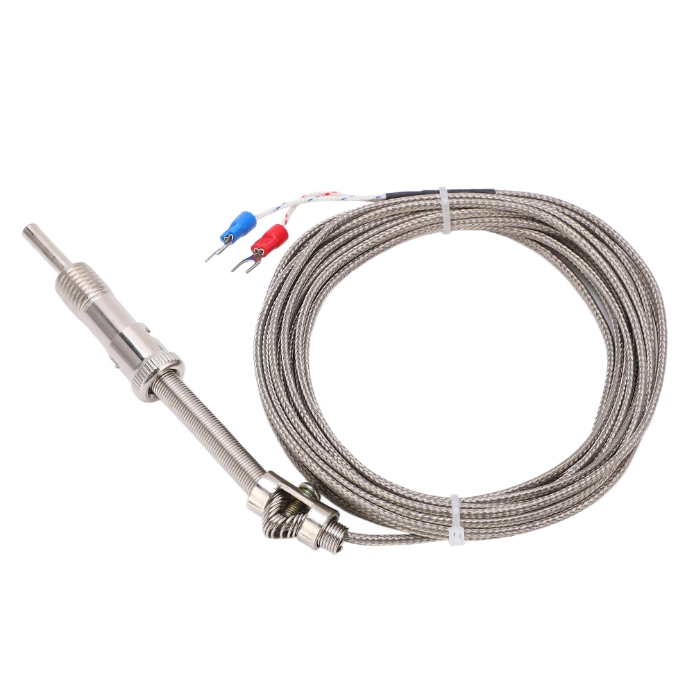 K Type Compression Spring Thermocouple Shielded Thermocouple Wire Probe for Factory5 Meter