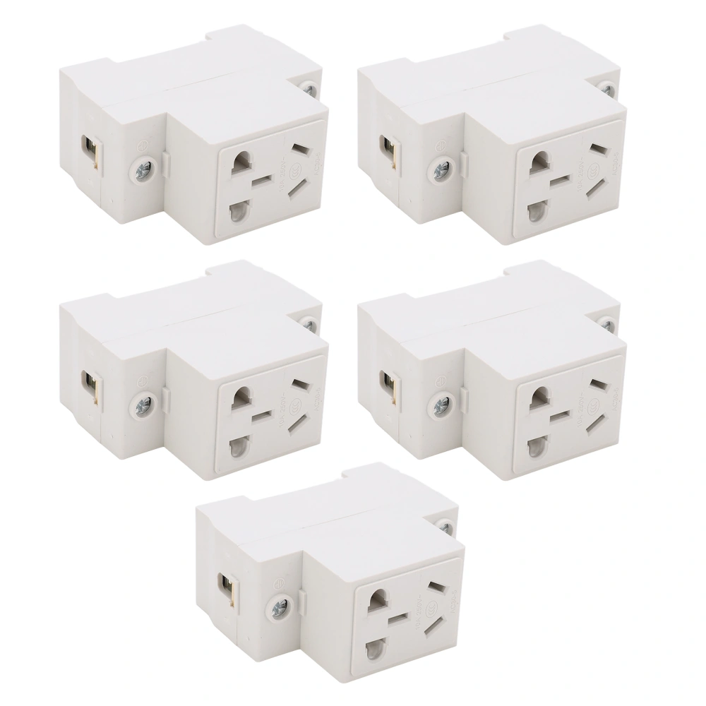 Power Socket 5 Hole Durable Material Stable Sockets Safe Sturdy Industrial Modular Socket