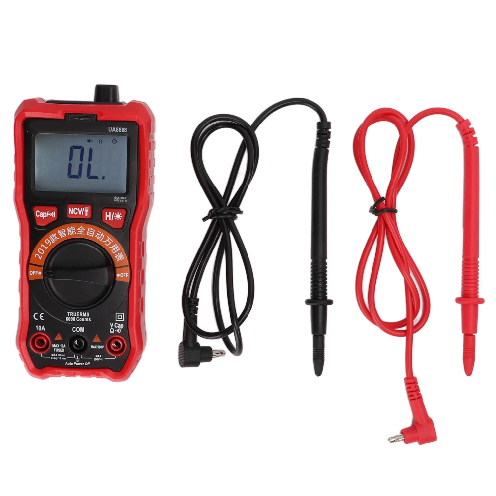 Clamp Meter LCD Display Fully Automatic Intelligent Handheld Digital Display Multimeter Tester