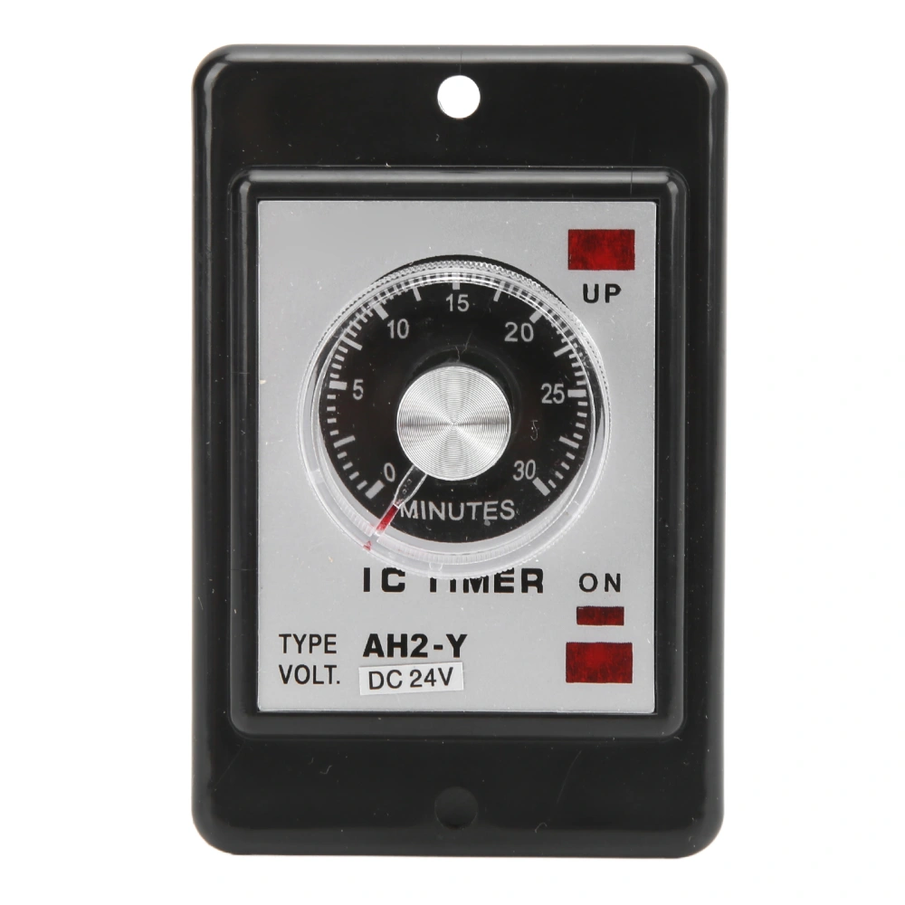 Time Relay Digital Display High Accuracy Excellent Workmanship ABS Brass Material Time Controller24VDC