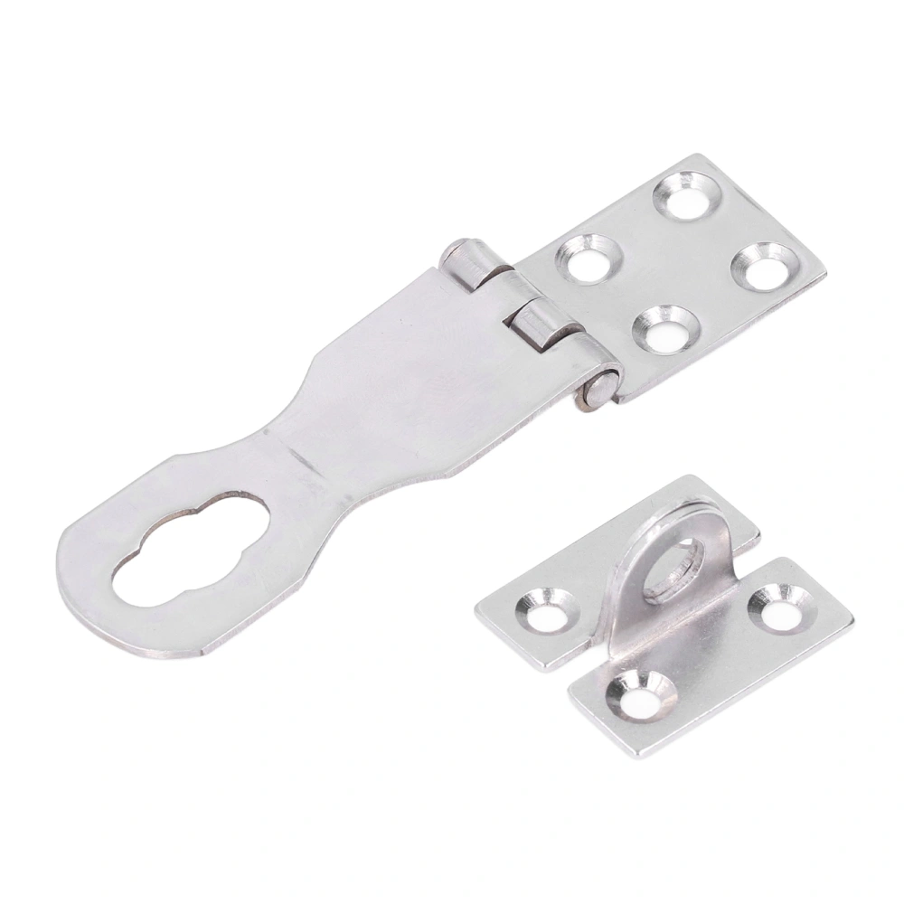 Padlock Hasp 316 Stainless Steel Foldable Door Latches Lock Buckle Marine Hardware ZYN0201