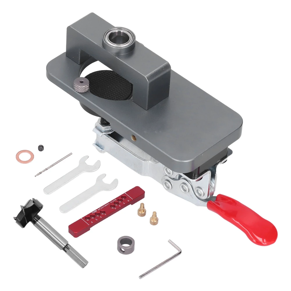 Woodworking Hole Jigs 35mm Hinge Opener Locator Adjustable Drilling Positioner Tool JL35‑A1