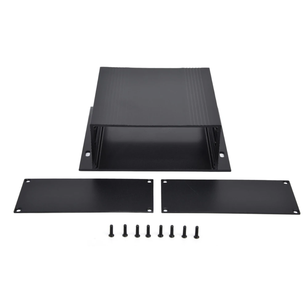 Aluminum Alloy Electric Box Project Junction Case Integrated Enclosure 47x133x120mm Matte Black