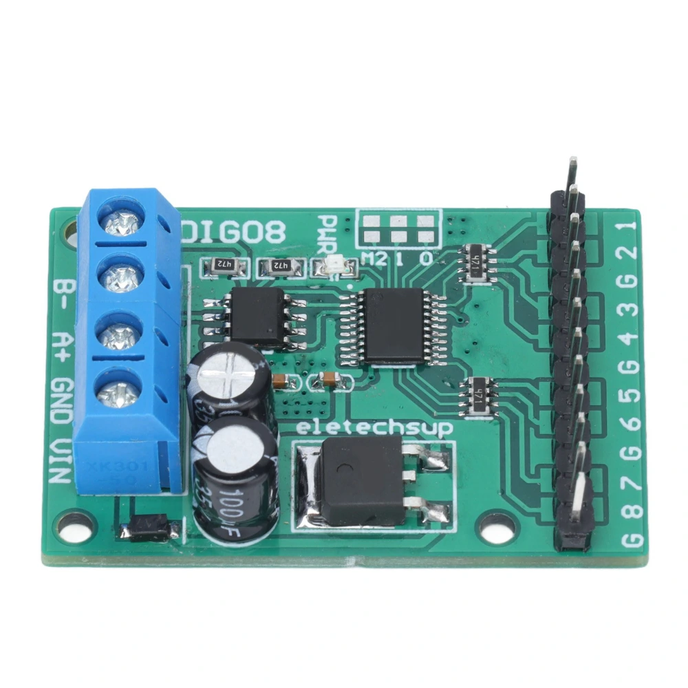 Input Output Control Module 8 Channel 9600BPS RS485 TTL Controller Board N4DIG08With Pin