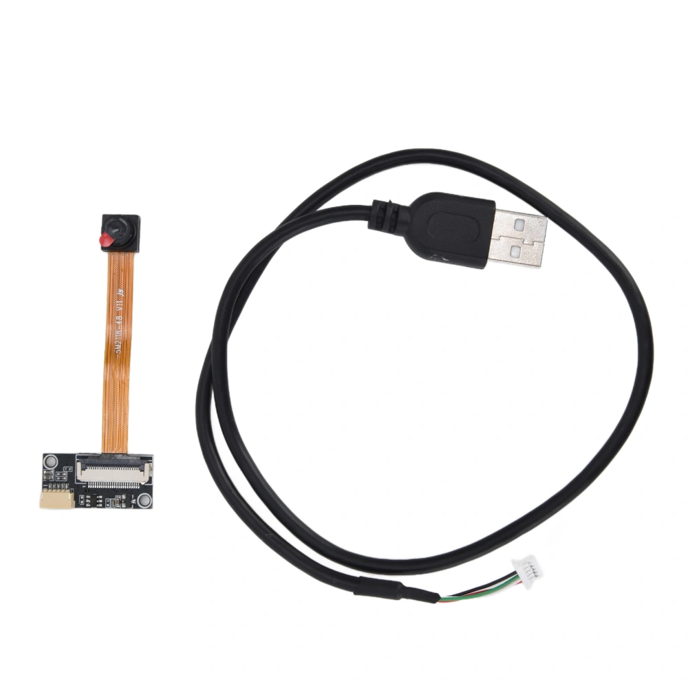 5MP Camera Module 1.8mm 180° Fixed Focus Webcam Board with USB Cable HBVCAM‑5M2118FF180‑48 V11