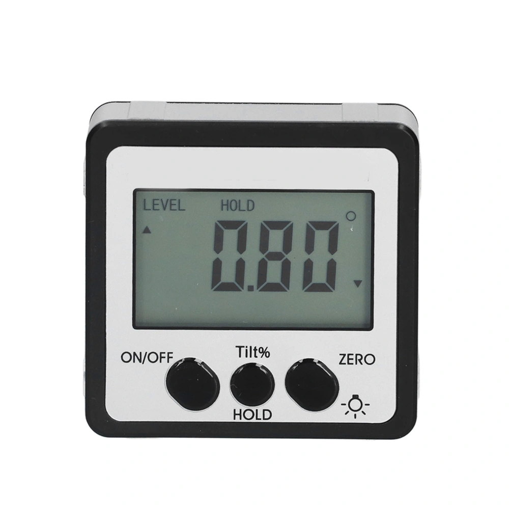 Digital Angle Finder LCD Display Inclinometer Level Woodworking Magnetic Bevel Gauge 4x90°