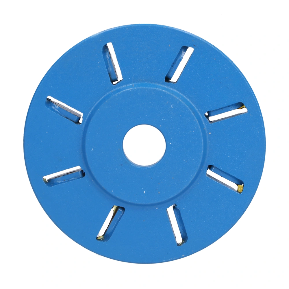 Angle Grinder Wood Carving Disc 8 Teeth Milling Cutter Carving Disc for Wood Cutting Polishing ShapingBlue