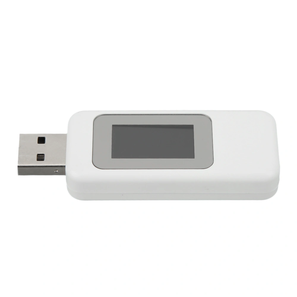 USB Power Detection Direct Read Easy View Power Off Storage Function Power AnalyzerWhite