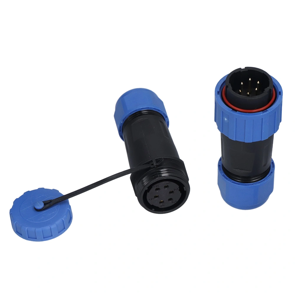 Aviation Cable Connector Socket IP68 Waterproof 6 Pin 7 Pin PA66 PA6 Good Flexibility Waterproof Aviation Plug Socket6 Pin