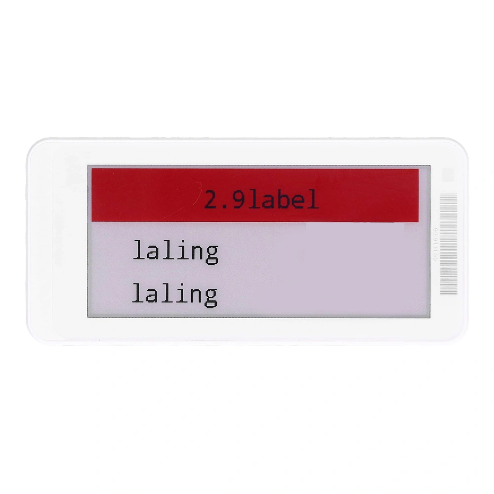 Electronic Price Tag Smart ESL TFT Screen Display Shelf Label Low Consumption Bluetooth 2.9inBlack White Red