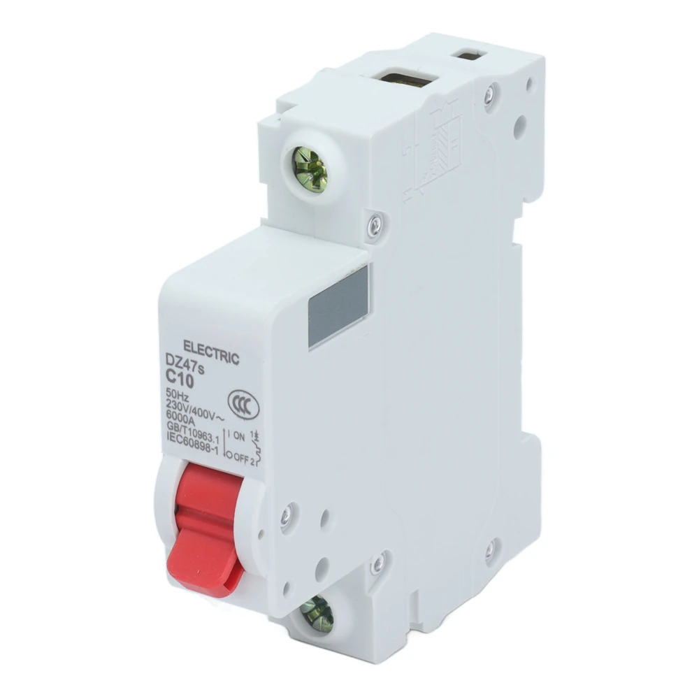 Miniature Circuit Breaker Professional Circuit Breaker 1P DIN Rail Installation 10A /400V DZ47s C10