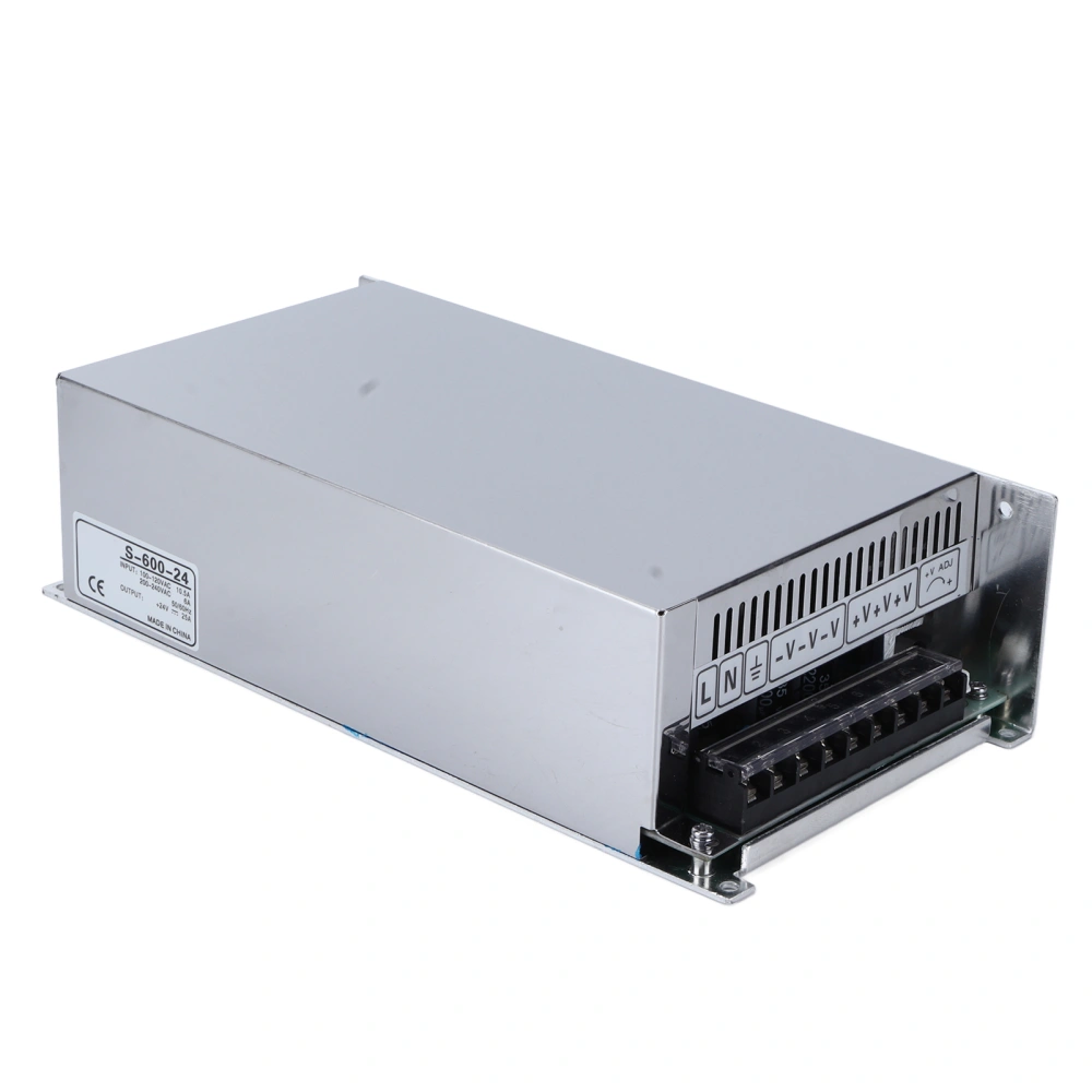 DC Switching Power Supply 600W Switched Mode Switching Power Supply for LED Display Industrial Automation 100‑240VACS-600-24