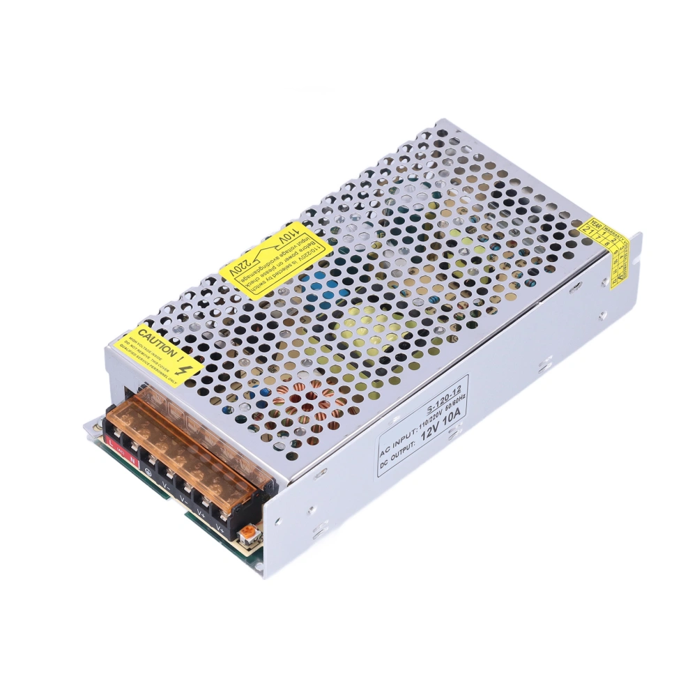 S‑120‑12 Switching Power Supply DC12V Transformer Input / Output 12V 10A for LED Strip Light CCTV Camera