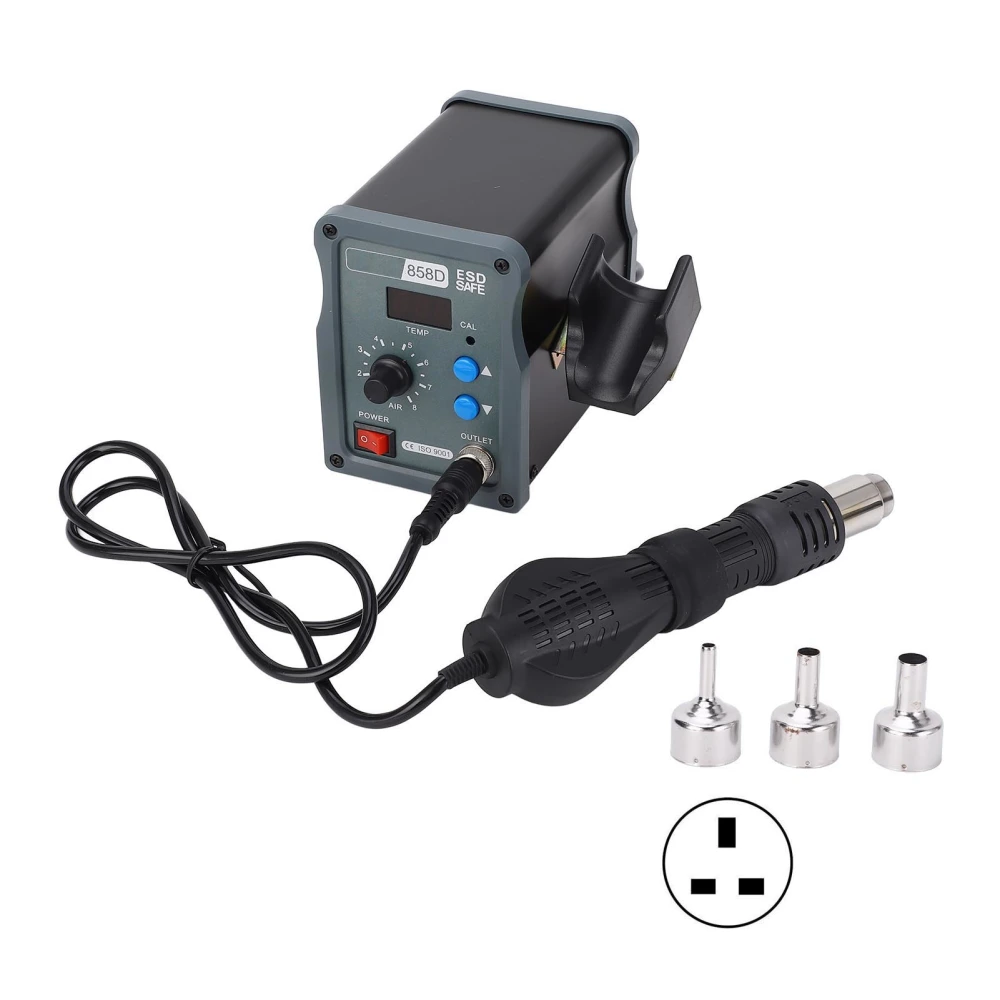 Digital Soldering Rework Station Adjustable Hot Air Desoldering Stations for DebondingUK Plug AC220V