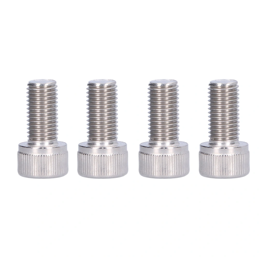 4Pcs Hex Bolt Socket Cap Screw A2 Stainless Steel 1.25mm Fine Pitch Fastener HardwareM10x20