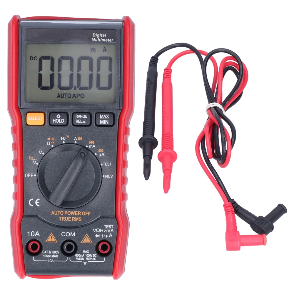 NF‑5320A Digital Multimeter Manual Range LCD Display Anti Burning Intelligent Voltage Current Frequency Tester