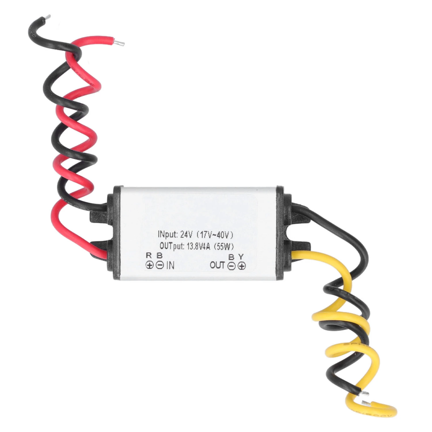 DC Converter Buck Reducer Transformer Power Supply Adapter for Auto Car 24V to 13.8V 4A 55W