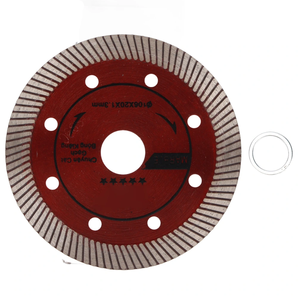 Diamond Saw Blade 107mm 72T Circular Cutting Wheel Disc Tool for Concrete Tile Granite