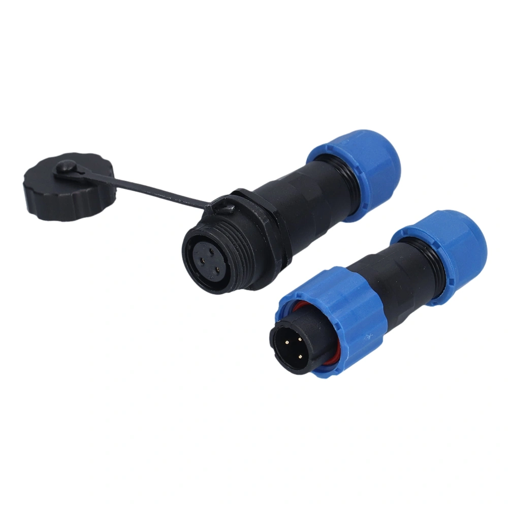 Aviation Cable Connector Socket 1 to 7 Pin Strong Connection Good Corrosion Resistance Cable Connector Aviation Plug3 Pin (250V 5A)