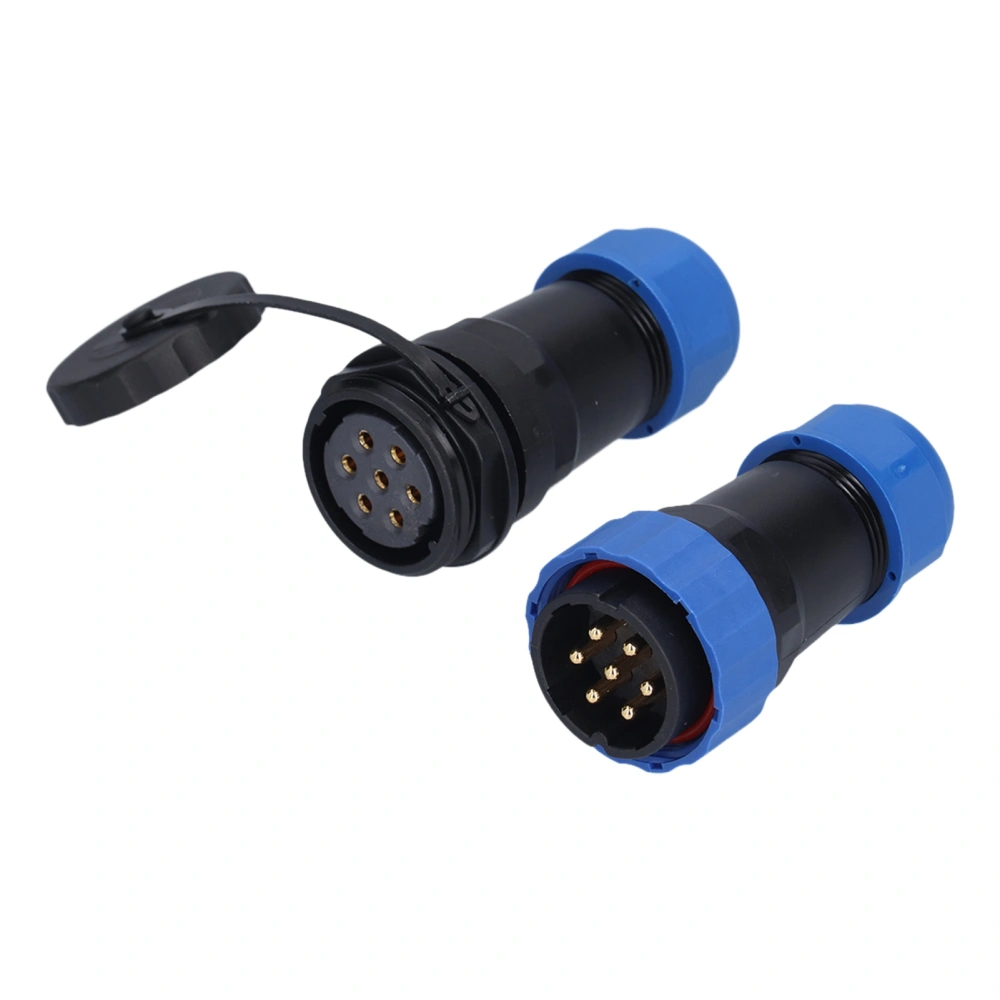 Aviation Plug Socket Male Female Butt Antioxidant Wide Application Waterproof Aviation Connector7 Pin