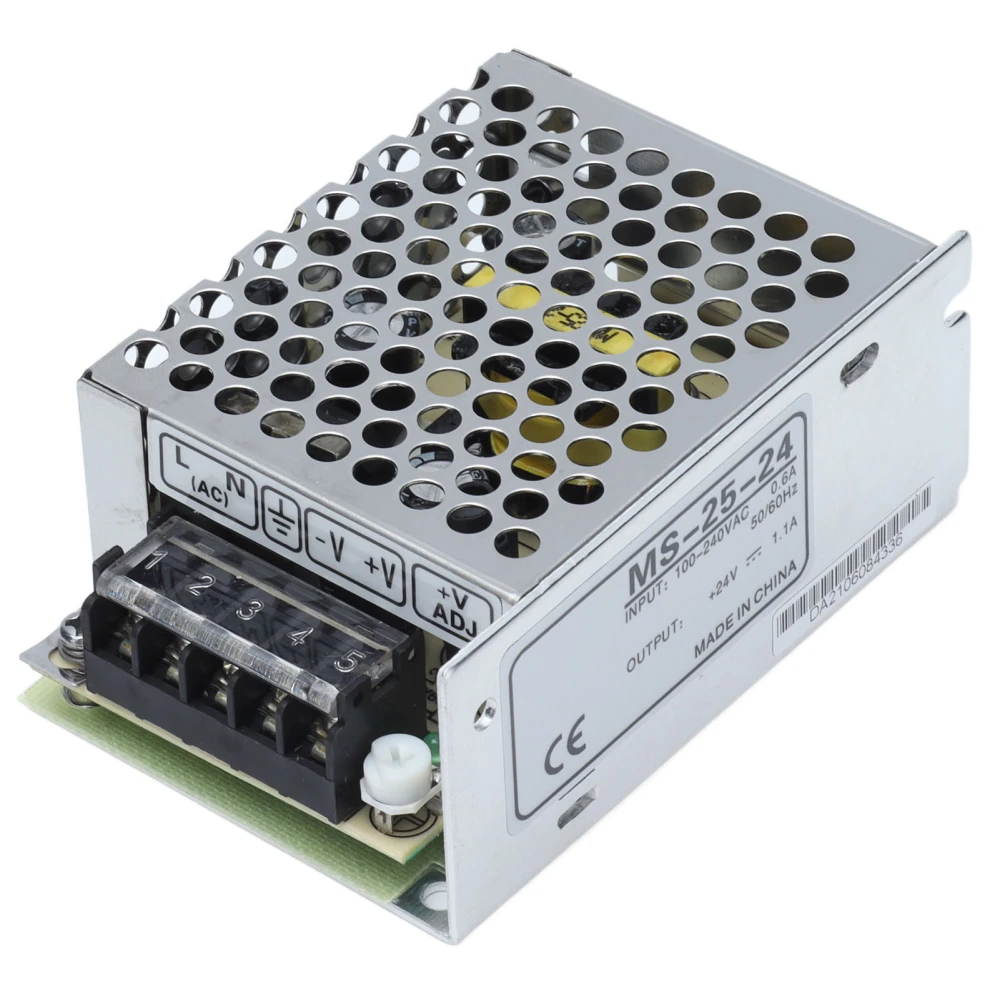 Switching Power Supply 100‑240VAC LED Power Supply 25W Aluminum Alloy Switching Power SupplyMS-25-24