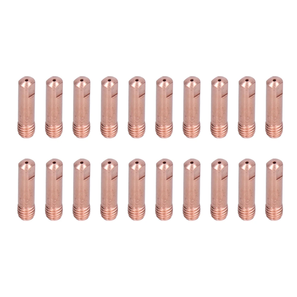 20Pcs Welding Contact Tips Nozzles for CO2 Gun Power Tool Parts Accessories 15AKx0.9