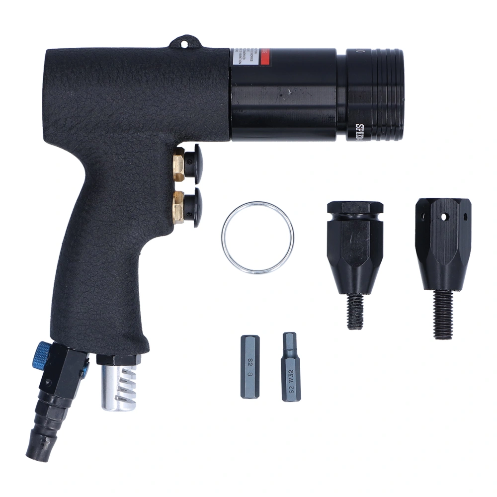 Pneumatic Rivet Nut Gun Pull Riveting Air Riveter Tool British System 5/16 3/8 KV‑804BA